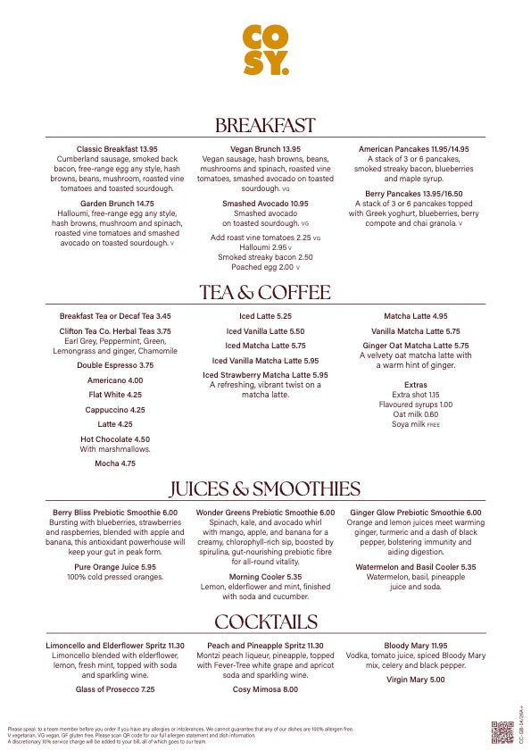 30 August 2026 | Sunday Brunch Club | Nottingham | Member Booking