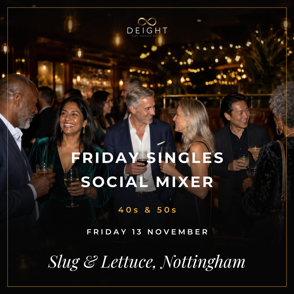 13 November 2026 | Friday Social Mixer | Nottingham | SLUG & LETTUCE | Event Pass | 40s & 50s |