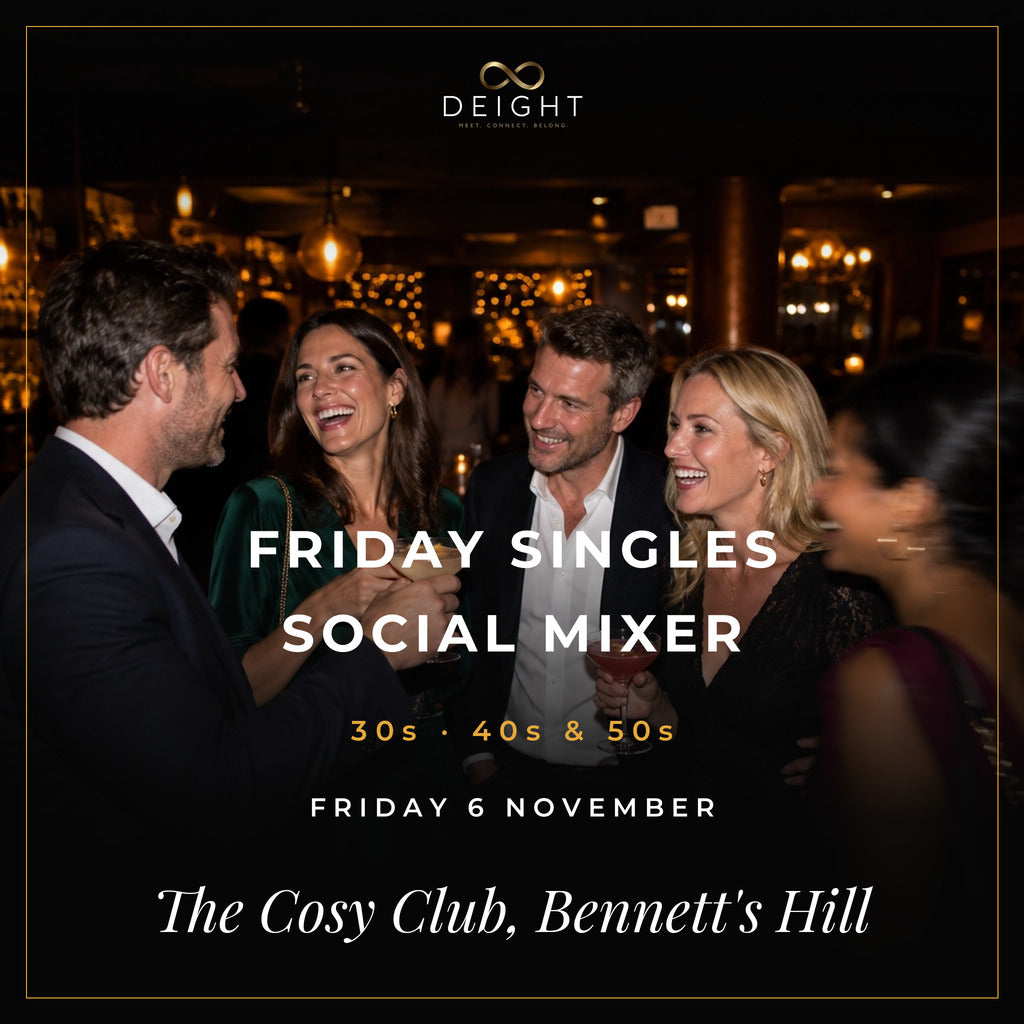 06 November 2026 | Friday Social Mixer | Birmingham COSY CLUB | Event Pass | 30s, 40s & 50s