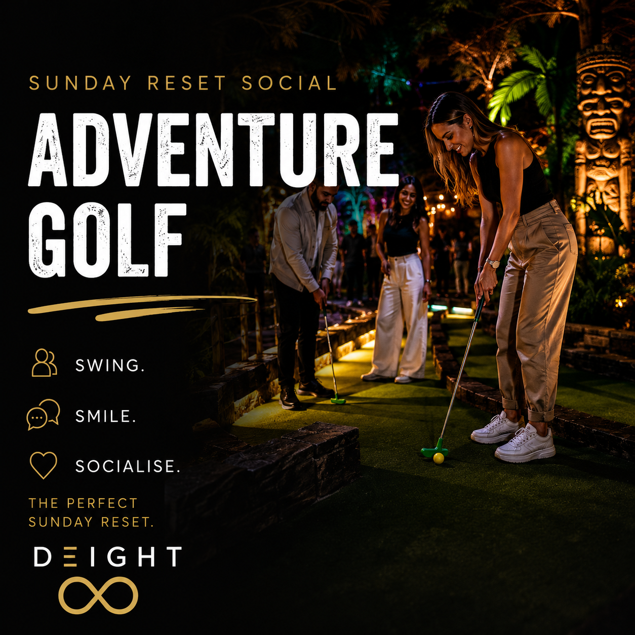 12 September 2026 | Saturday Social | Adventure Golf | Nottingham | Member Booking