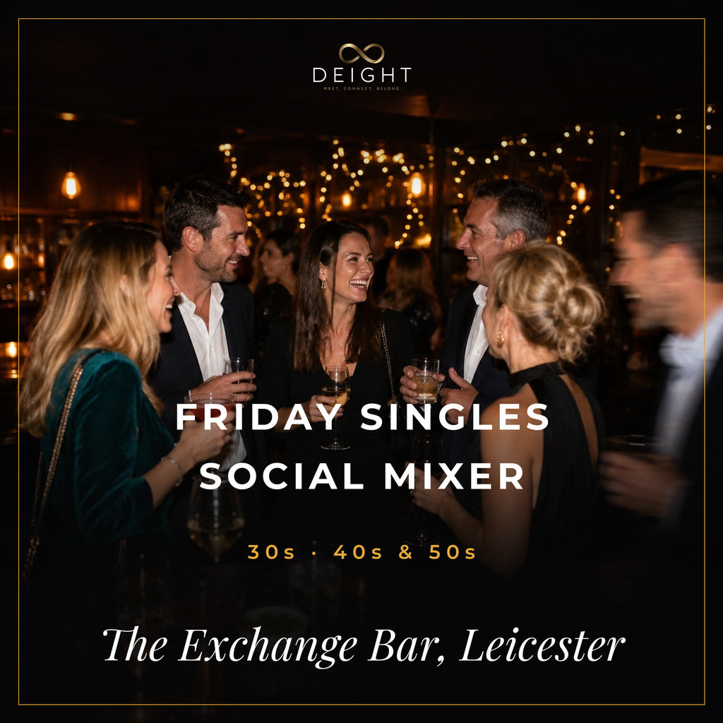 30 October 2026 | Friday Social Mixer | Leicester | THE EXCHANGE BAR | Event Pass | 30s, 40 & 50s