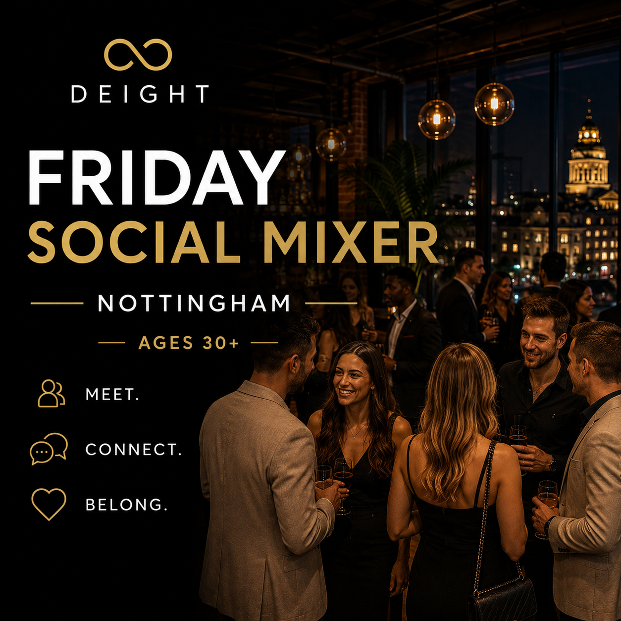 02 October 2026 | Friday Social Mixer | Nottingham | Event Pass